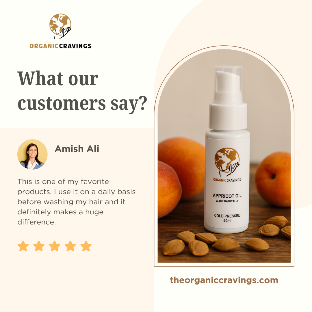 100 % Natural Apricot Oil -Cold Pressed 50 ml