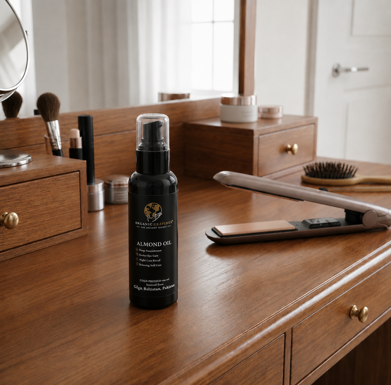 Organic Cold-Pressed Almond Oil | Deep nourishment & Under-Eye Care
